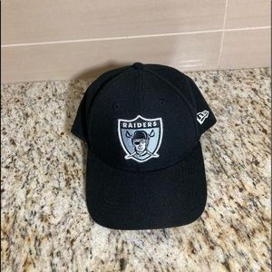 NFL Oakland Raiders New Era Raiders 9Forty black baseball cap hat crest logo